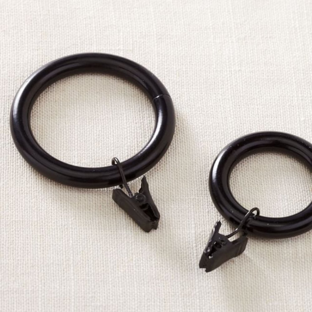 Pottery Barn Clip Rings, Set of 10, Large